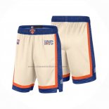Pantaloncini New York Knicks Citta 2025-26 Crema