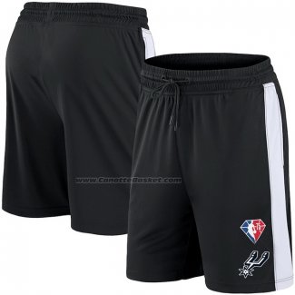 Pantaloncini San Antonio Spurs 75th Anniversary Nero