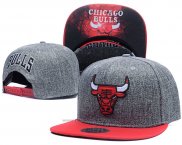 Cappellino Chicago Bulls Oscuro Grigio Rosso