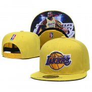 Cappellino Los Angeles Lakers Lebron James 9FIFTY Snapback Amarill