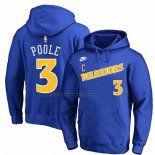 Felpa con Cappuccio Golden State Warriors Jordan Poole Classic 2022-23 Blu