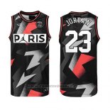 Maglia Aj X Psg Jordan #23 Rossoo Nero