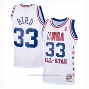 Maglia All Star 1985 Larry Bird #33 Bianco