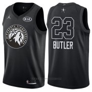 Maglia All Star 2018 Minnesota Timberwolves Jimmy Butler #23 Nero