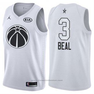 Maglia All Star 2018 Washington Wizards Bradley Beal #3 Bianco