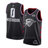 Maglia All Star 2019 Oklahoma City Thunder Russell Westbrook #0 Nero