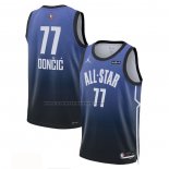 Maglia All Star 2023 Dallas Mavericks Luka Doncic #77 Blu