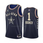 Maglia All Star 2024 Phoenix Suns Devin Booker #1 Blu