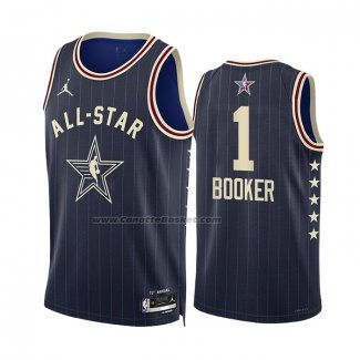 Maglia All Star 2024 Phoenix Suns Devin Booker #1 Blu