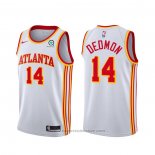 Maglia Atlanta Hawks Dewayne Dedmon #14 Association 2020-21 Bianco