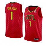 Maglia Atlanta Hawks Justin Anderson #1 Statement 2018-19 Rosso