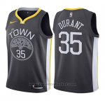 Maglia Bambino Golden State Warriors Kevin Durant #35 Statement 2017-18 Grigio