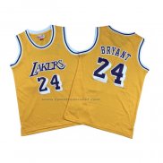 Maglia Bambino Los Angeles Lakers Kobe Bryant #24 Icon 2018-19 Giallo2