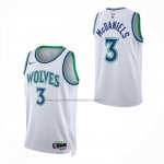 Maglia Bambino Minnesota Timberwolves Jaden Mcdaniels No 3 Association 2026-27 Bianco