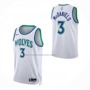 Maglia Bambino Minnesota Timberwolves Jaden Mcdaniels No 3 Association 2026-27 Bianco
