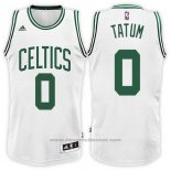 Maglia Boston Celtics Jayson Tatum #0 Bianco