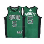 Maglia Boston Celtics Kevin Garnett #5 2010-13 Verde