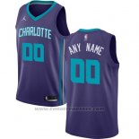 Maglia Charlotte Hornets Nike Personalizzate 17-18 Blu