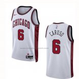 Maglia Chicago Bulls Alex Caruso #6 Citta 2022-23 Bianco