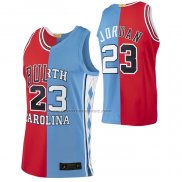 Maglia Chicago Bulls Michael Jordan #23 Split Blu Rosso