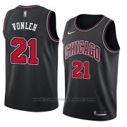 Maglia Chicago Bulls Noah Vonleh #21 Statement 2018 Nero