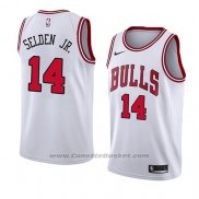 Maglia Chicago Bulls Wayne Selden Jr. #14 Association 2018 Bianco