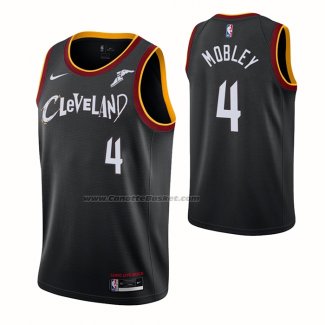 Maglia Cleveland Cavaliers Evan Mobley NO 14 Citta 2020-21 Nero