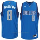 Maglia Dallas Mavericks Deron Williams #8 Blu