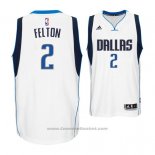 Maglia Dallas Mavericks Raymond Felton #2 Bianco