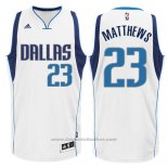 Maglia Dallas Mavericks Wesley Matthews #23 Bianco