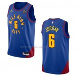 Maglia Denver Nuggets Deandre Jordan #6 Statement 2022-23 Blu