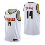 Maglia Denver Nuggets Gary Harris #14 Association Bianco