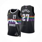Maglia Denver Nuggets Jamal Murray No 27 Citta 2025-26 Nero