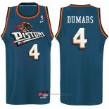 Maglia Detroit Pistons Joe Dumars #4 Blu