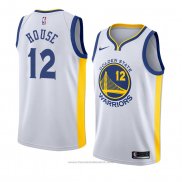 Maglia Golden State Warriors Danuel House #12 Association 2018 Bianco