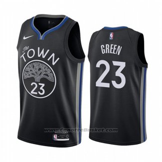 Maglia Golden State Warriors Draymond Green #23 Citta Nero