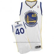 Maglia Golden State Warriors Harrison Barnes #40 Bianco