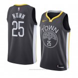 Maglia Golden State Warriors Kendrick Nunn #25 Statement 2018 Nero