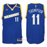 Maglia Golden State Warriors Klay Thompson #11 Blu