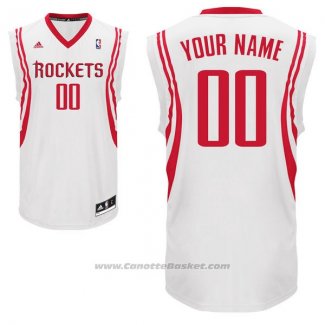 Maglia Houston Rockets Adidas Personalizzate Bianco