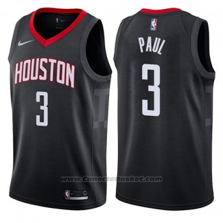 Maglia Houston Rockets Chris Paul #3 2017-18 Nero