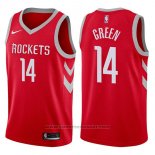 Maglia Houston Rockets Gerald Green #14 2017-18 Rosso