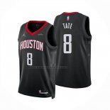 Maglia Houston Rockets Jae'sean Tate No 8 Statement 2025-26 Nero