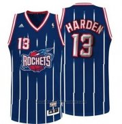 Maglia Houston Rockets James Harden #13 Retro Blu
