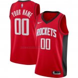 Maglia Houston Rockets Personalizzate Icon 2020-21 Rosso