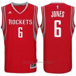 Maglia Houston Rockets Terrence Jones #6 Rosso