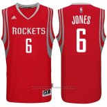 Maglia Houston Rockets Terrence Jones #6 Rosso