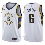 Maglia Indiana Pacers Cory Joseph #6 Association 2017-18 Bianco