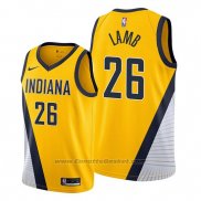 Maglia Indiana Pacers Jeremy Lamb #26 Statement Edition Giallo