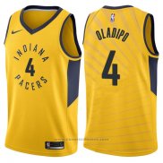 Maglia Indiana Pacers Victor Oladipo #4 Statement 2017-18 Giallo